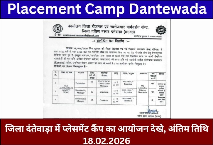 Placement Camp Dantewada