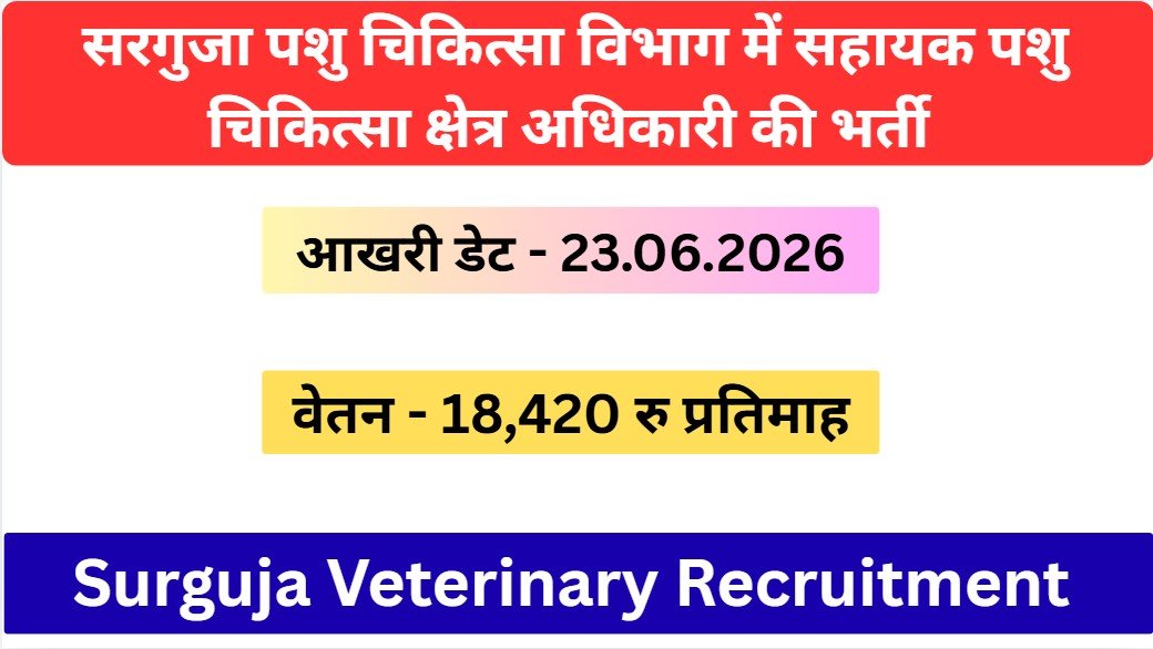 Surguja Veterinary Recruitment
